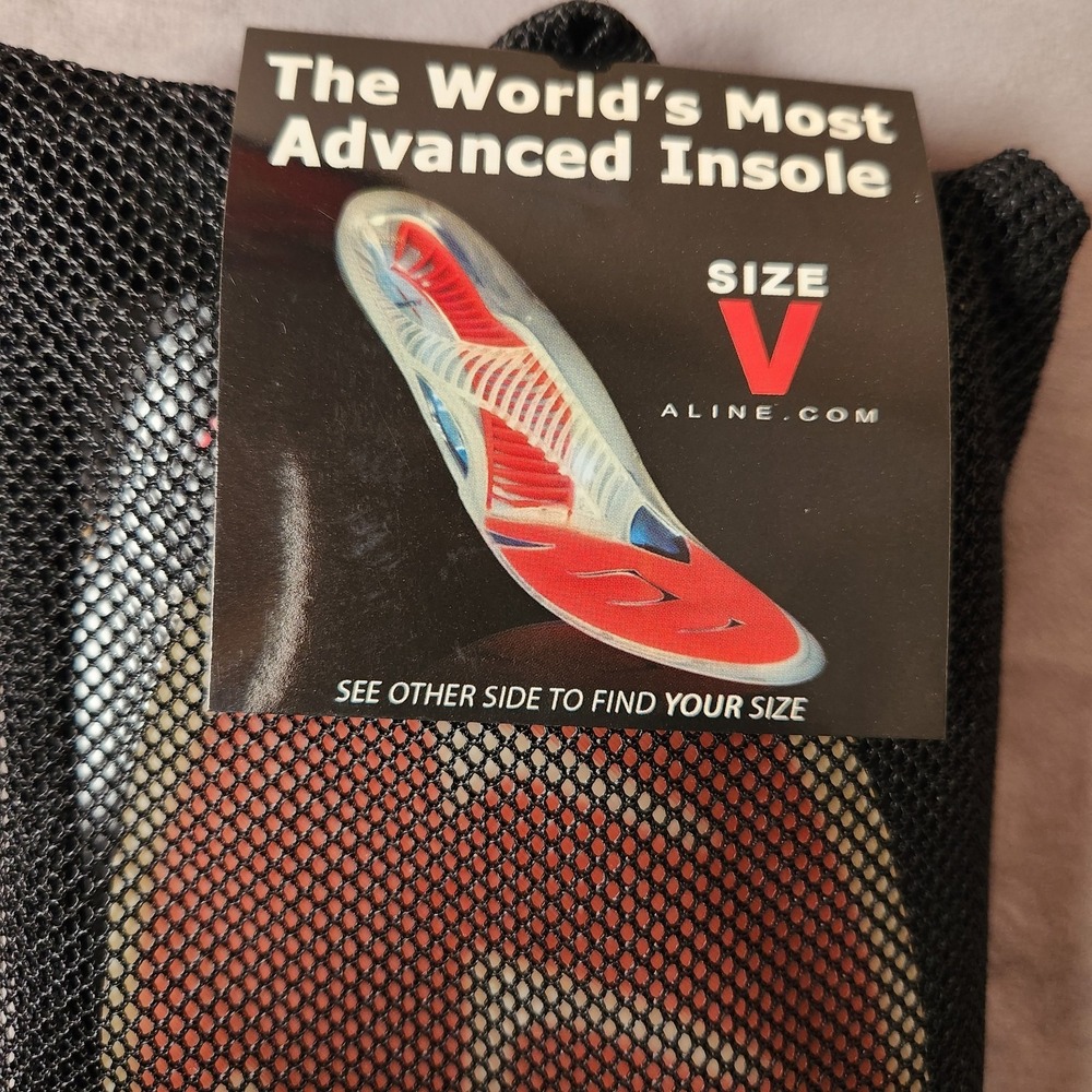 ALINE Orthotic Shoe Inserts Insoles Size V Brand New Unopened Active Alignment